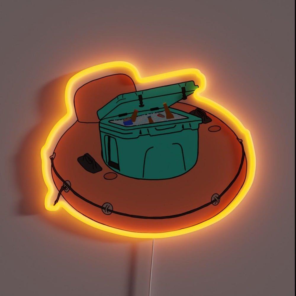 Cooler Tube With Drinks Rgb Led Neon Sign - Shineneon
