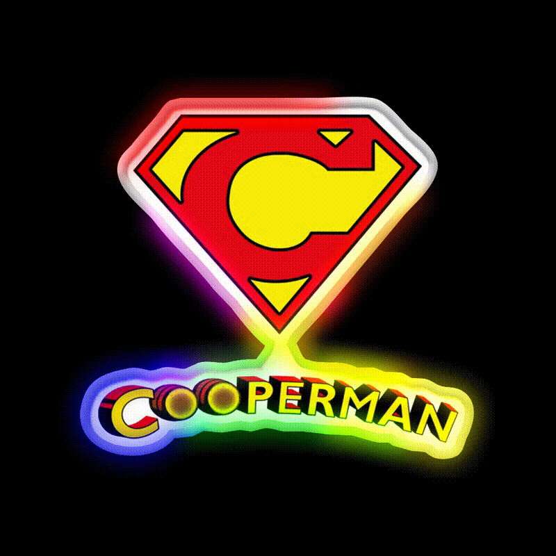 Cooperman Whiskey Drink Bar Led Neon Sign Rgb Color