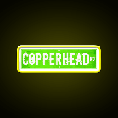 Copperhead Road Whiskey Drink Bar Led Neon Sign Rgb Color - Shineneon