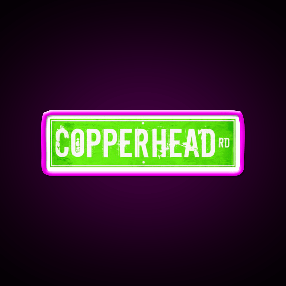 Copperhead Road Whiskey Drink Bar Led Neon Sign Rgb Color - Shineneon
