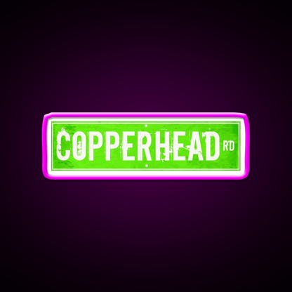 Copperhead Road Whiskey Drink Bar Led Neon Sign Rgb Color - Shineneon