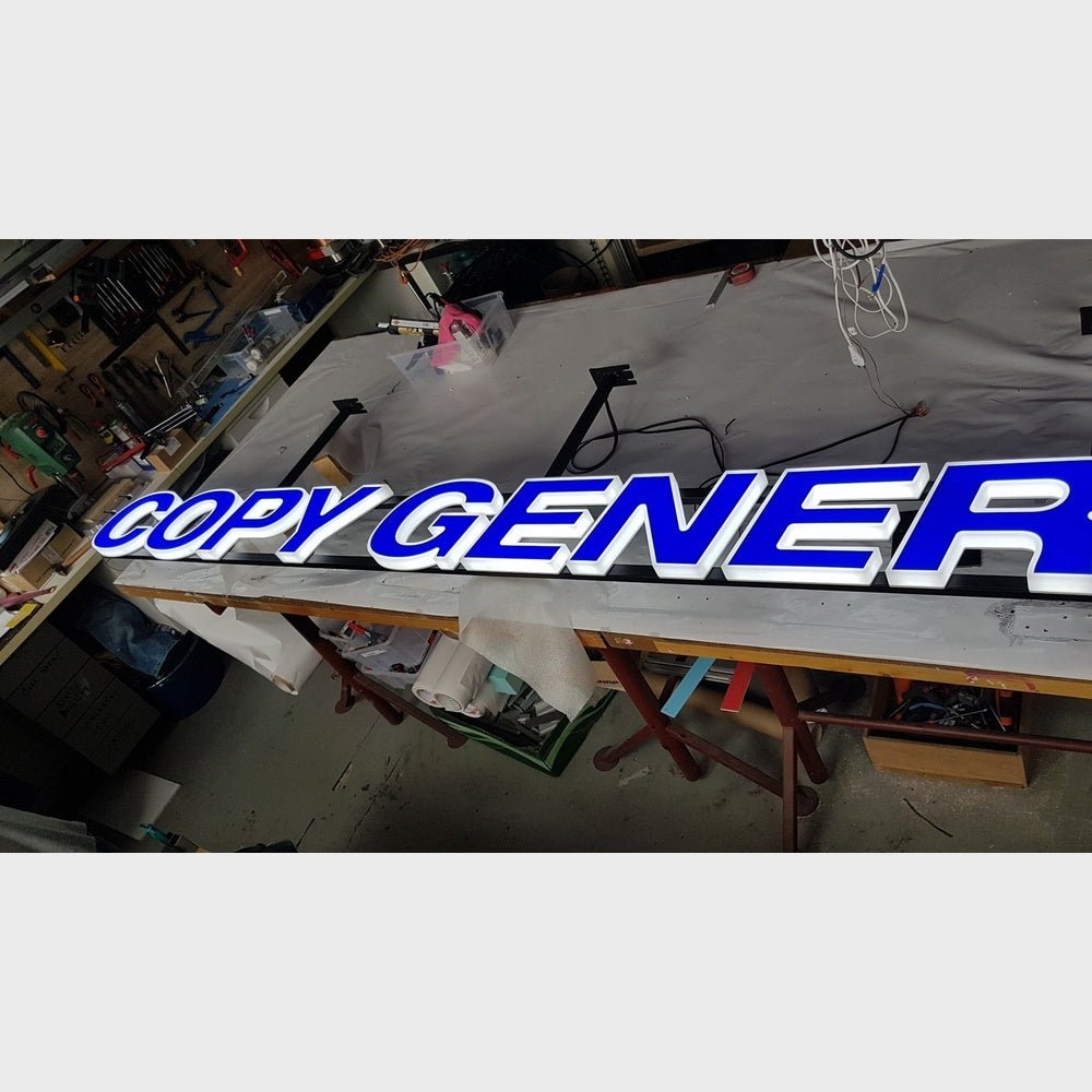 Copy Gener 3D Frontlit And Backlit Channel Letter Led Light Sign - Shineneon