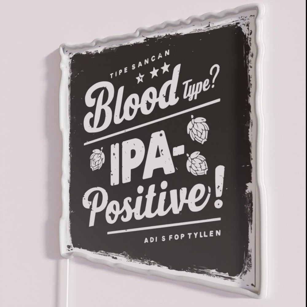 Copy Of Blood Type Beer Beerdinkers Alkohol Rgb Led Neon Sign - Shineneon