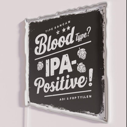 Copy Of Blood Type Beer Beerdinkers Alkohol Rgb Led Neon Sign - Shineneon