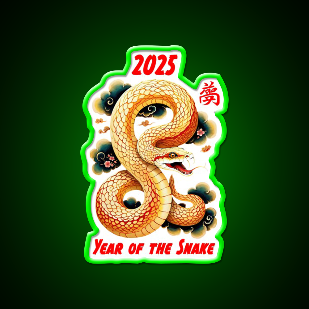 Copy Of Chinese Year Of The Snake Design Asian Cultural Led Neon Sign Rgb Color - LED neon sign view 8