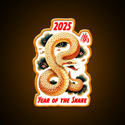 Copy Of Chinese Year Of The Snake Design Asian Cultural Led Neon Sign Rgb Color - Shineneon