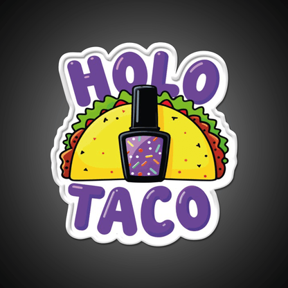 Copy Of Holo Taco Sparkle Polish Nail Salon Led Neon Sign Rgb Color - Shineneon