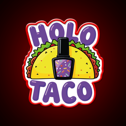 Copy Of Holo Taco Sparkle Polish Nail Salon Led Neon Sign Rgb Color - Shineneon