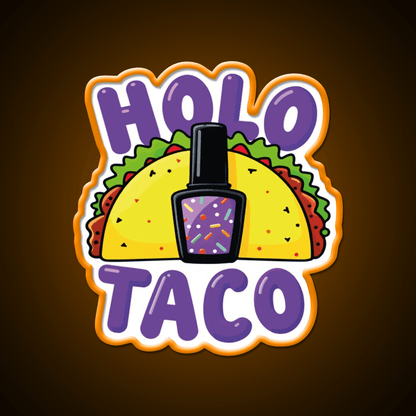Copy Of Holo Taco Sparkle Polish Nail Salon Led Neon Sign Rgb Color - Shineneon