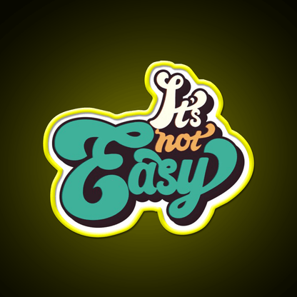 Copy Of Its Not Easy Retro Cafe Led Neon Sign Espresso Bar Art Rgb Color - Shineneon