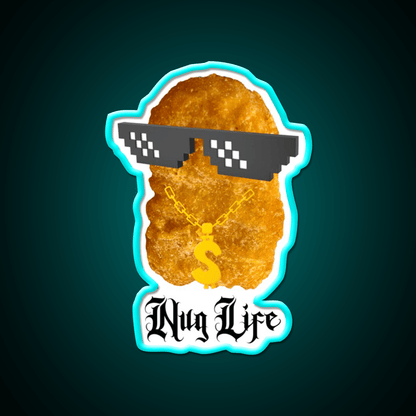 Copy Of Nug Life Mcdonalds Chicken Led Neon Sign For Burger Place Rgb Color - Shineneon