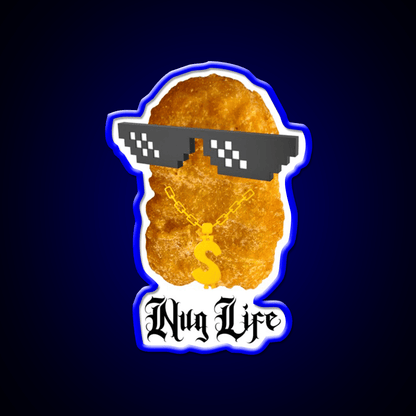 Copy Of Nug Life Mcdonalds Chicken Led Neon Sign For Burger Place Rgb Color - Shineneon