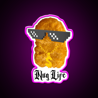 Copy Of Nug Life Mcdonalds Chicken Led Neon Sign For Burger Place Rgb Color - Shineneon