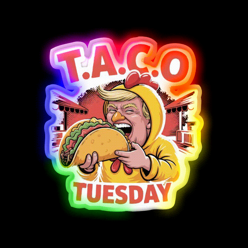 Copy Of Taco Tueday Taco Led Neon Sign Mexican Food Sign Rgb Color - LED neon sign close-up detail