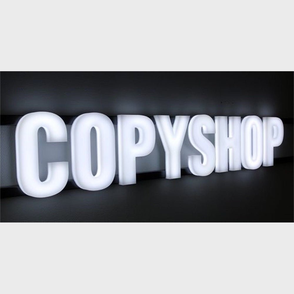 Copyshop 3D Frontlit And Backlit Channel Letter Led Light Sign - Shineneon