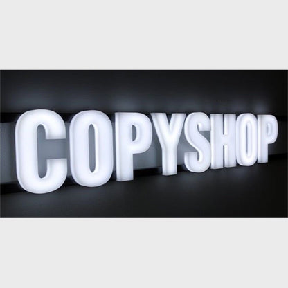Copyshop 3D Frontlit And Backlit Channel Letter Led Light Sign - Shineneon