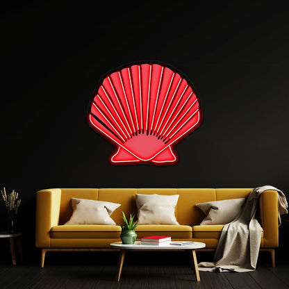 Coral Seashell Artwork Business Led Sign - Shineneon