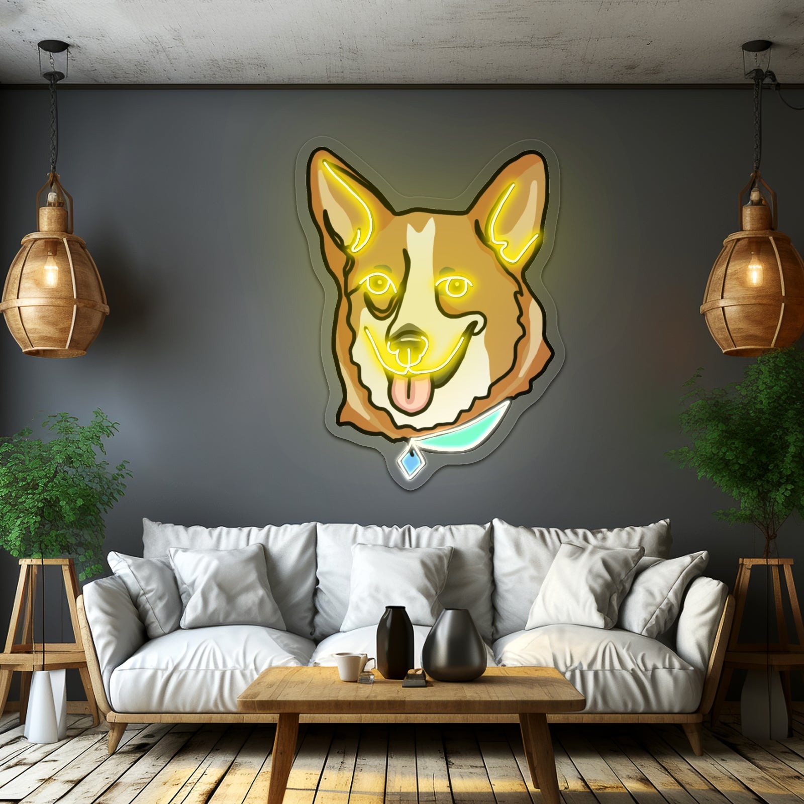 Corgi Dog Cute Led Neon Signs - Shineneon