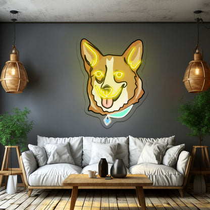 Corgi Dog Cute Led Neon Signs - Shineneon
