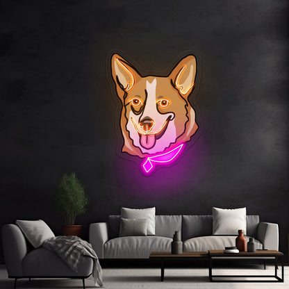Corgi Dog Cute Led Neon Signs - Shineneon