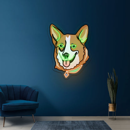 Corgi Dog Cute Led Neon Signs - Shineneon