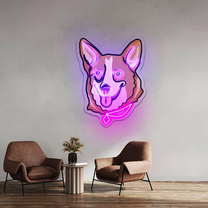 Corgi Dog Cute Led Neon Signs - Shineneon