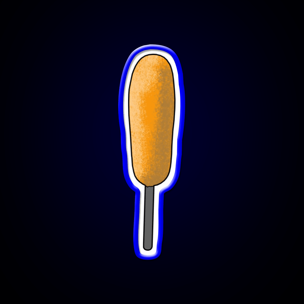 Corn Dog Snack Food Led Neon Sign Rgb Color - Shineneon