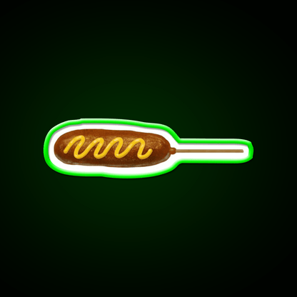 Corn Dogs Snack Food Led Neon Sign Rgb Color - Shineneon