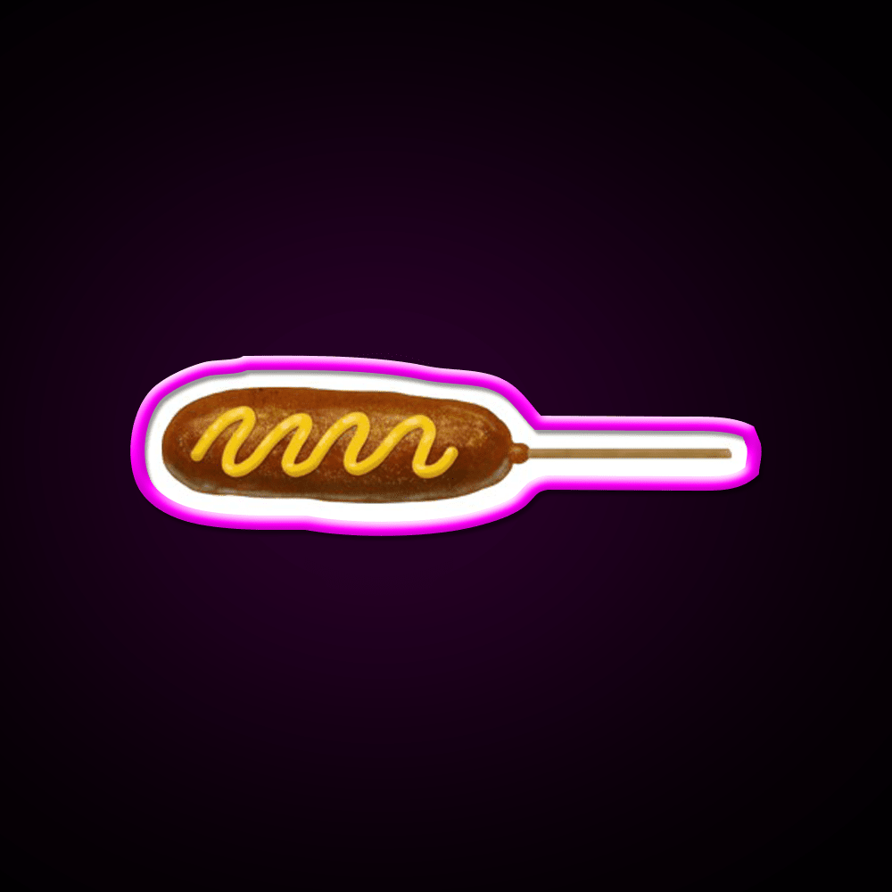 Corn Dogs Snack Food Led Neon Sign Rgb Color - Shineneon
