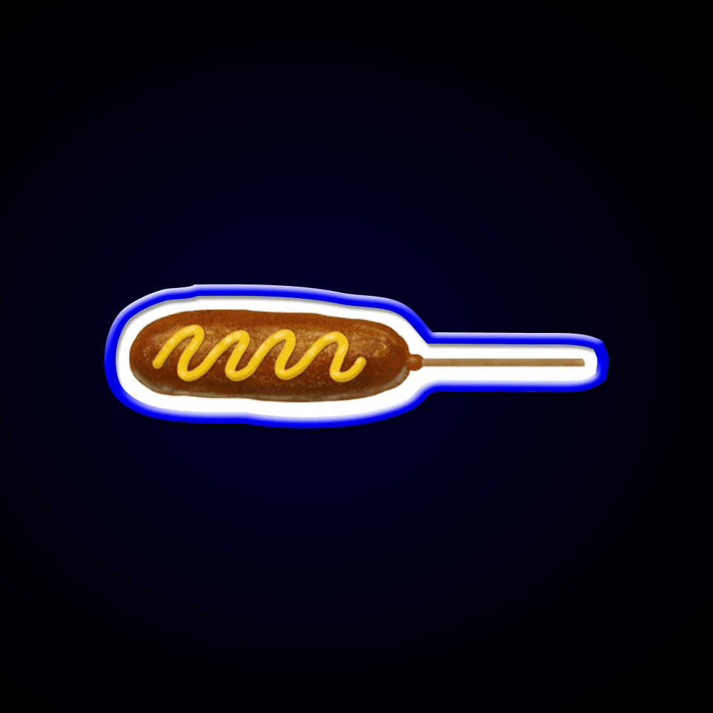 Corn Dogs Snack Food Led Neon Sign Rgb Color - Shineneon