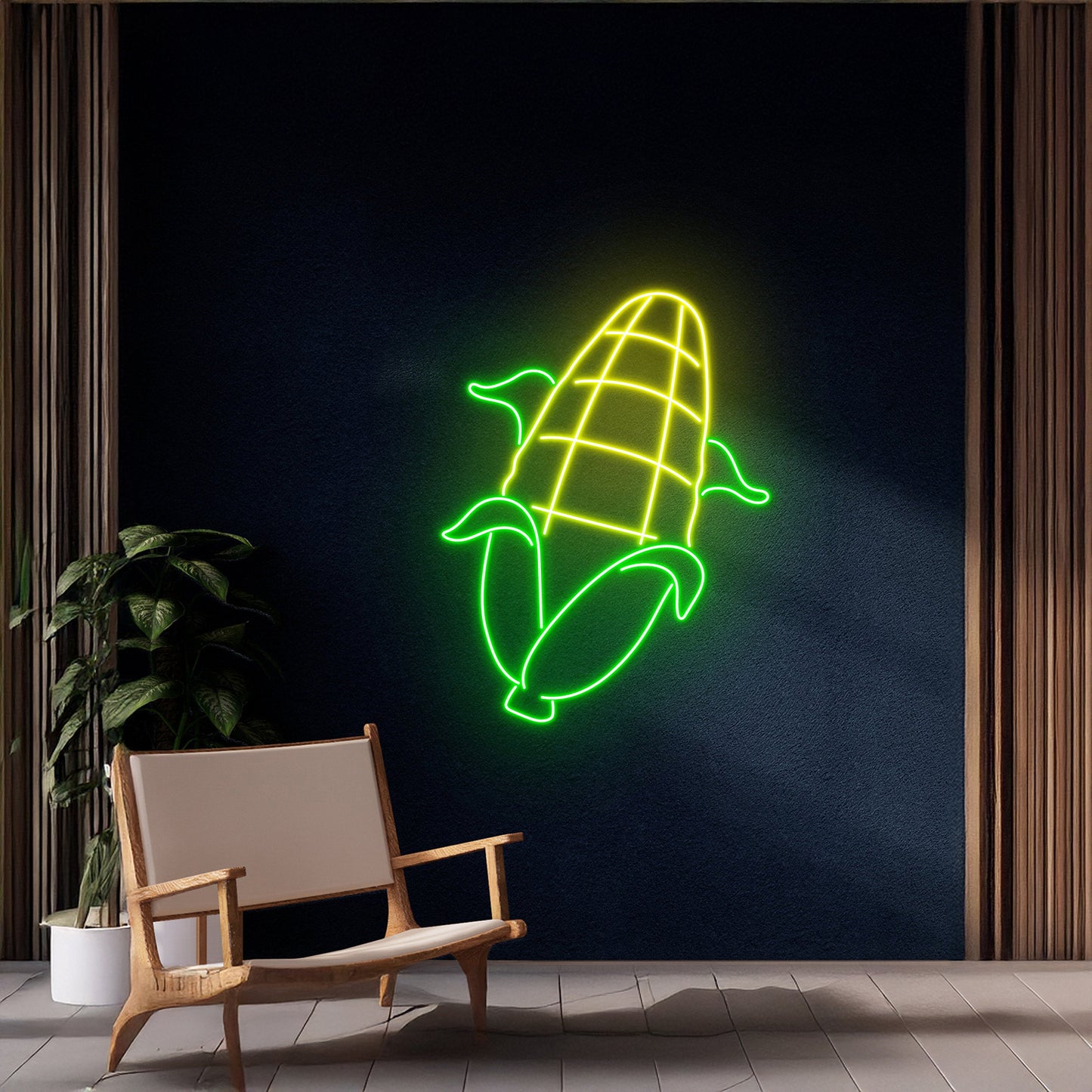 Corn Neon Sign