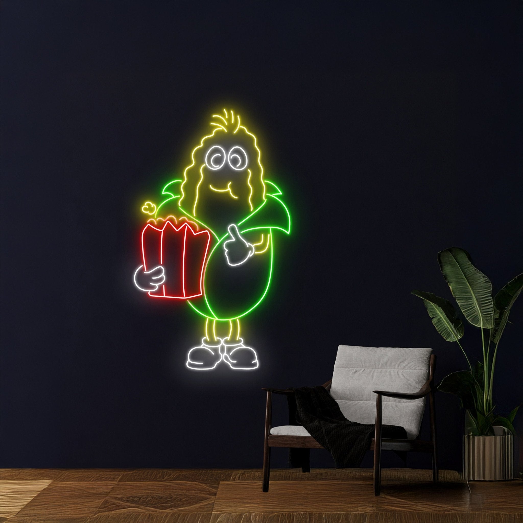 Corn Popcorn Neon Sign - Shineneon