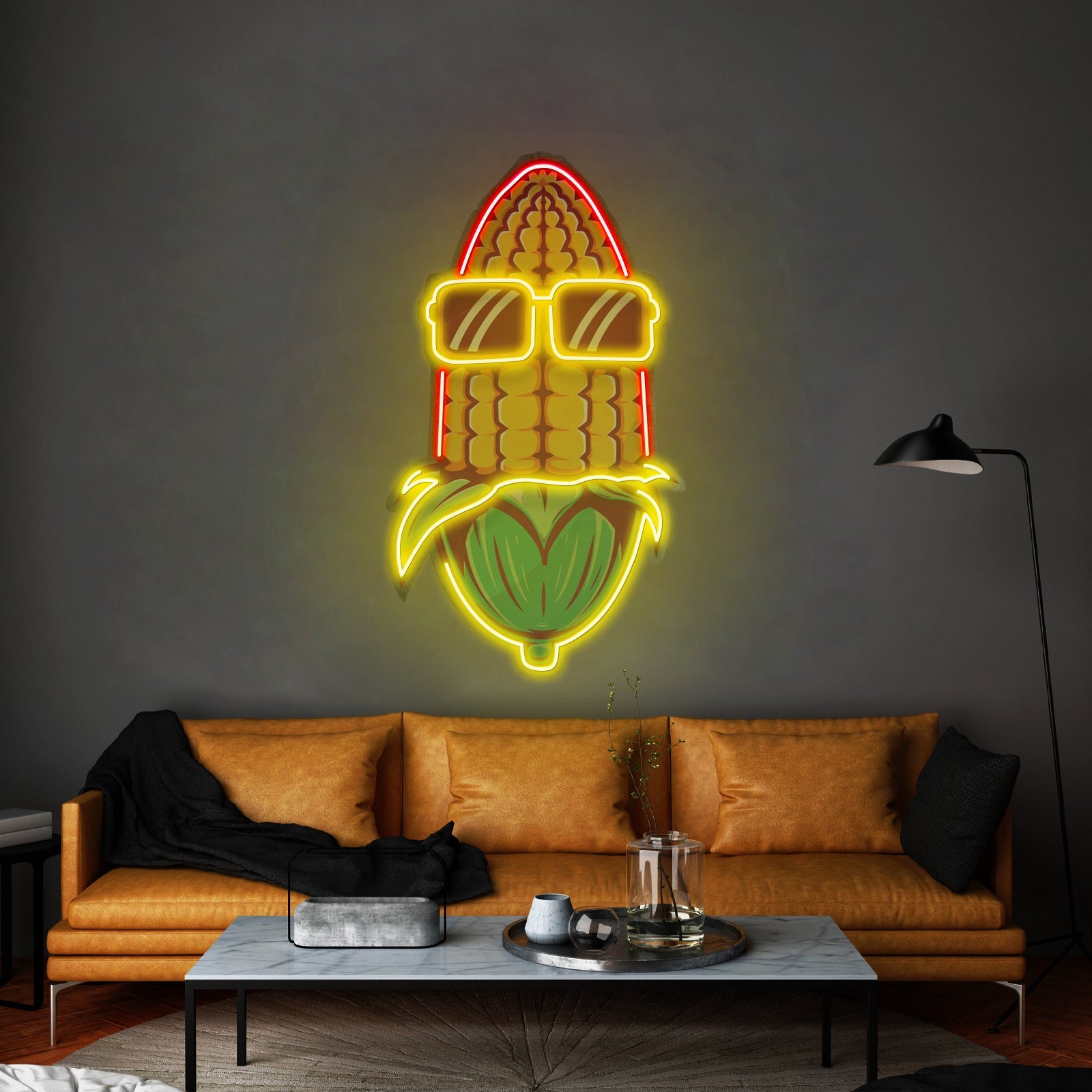 Corn Using Glasses Led Neon Sign Light Custom Led Signs - Shineneon