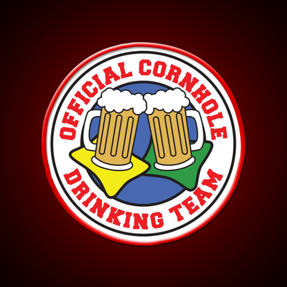 Cornhole Drinking Team Featuring Beers Beer Bar Decor Led Neon Sign Rgb Color - LED neon sign view 9