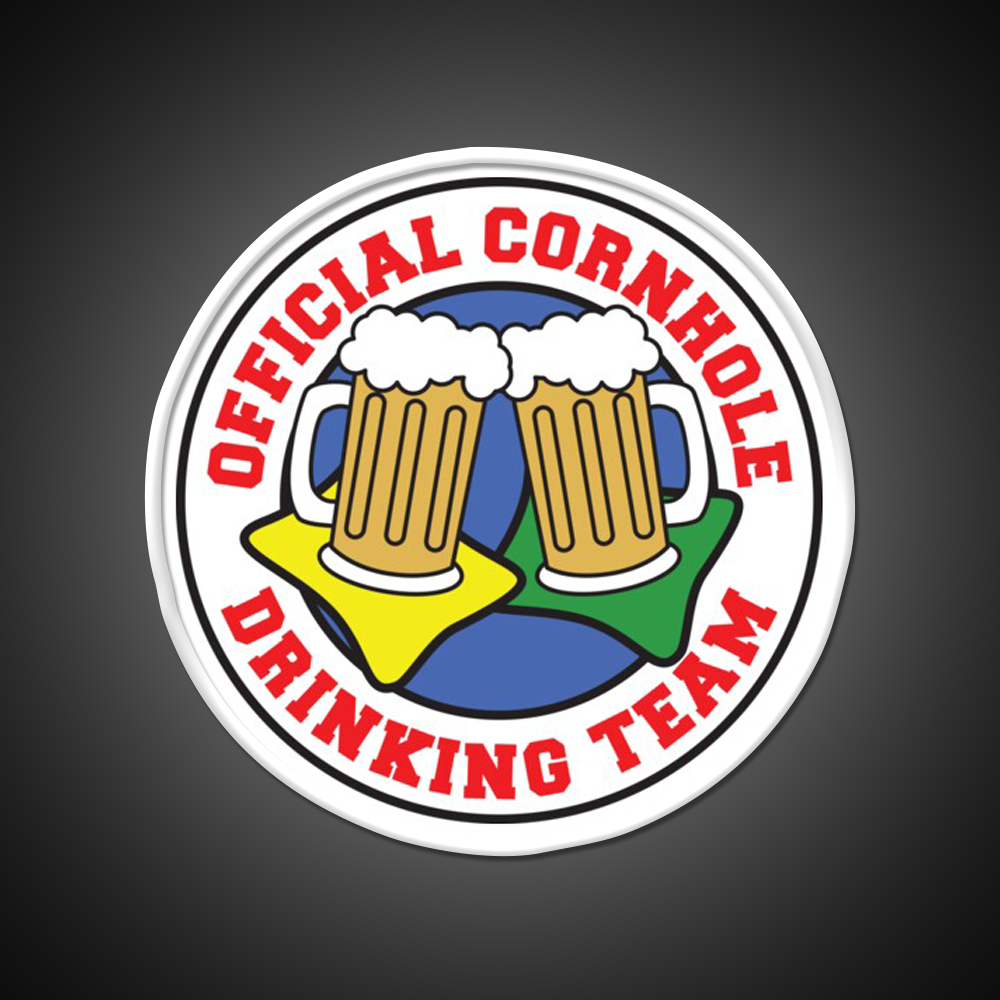 Cornhole Drinking Team Featuring Beers Beer Bar Decor Led Neon Sign Rgb Color - LED neon sign view 10