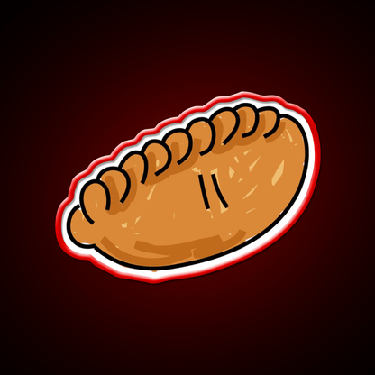 Cornish Pasty Snack Food Led Neon Sign Rgb Color - Shineneon