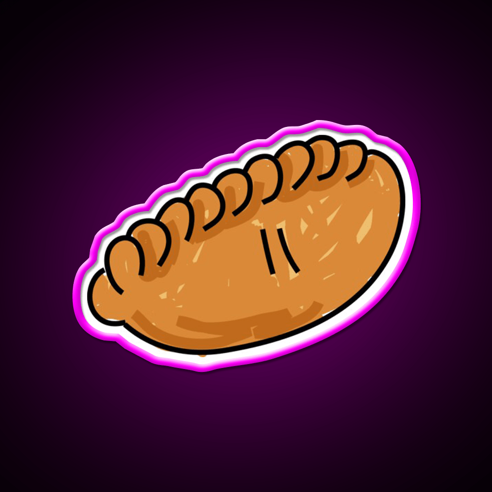 Cornish Pasty Snack Food Led Neon Sign Rgb Color - Shineneon