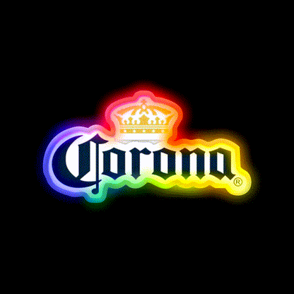 Corona Beer Classic Beer Bar Decor Led Neon Sign Rgb Color - LED neon sign close-up detail