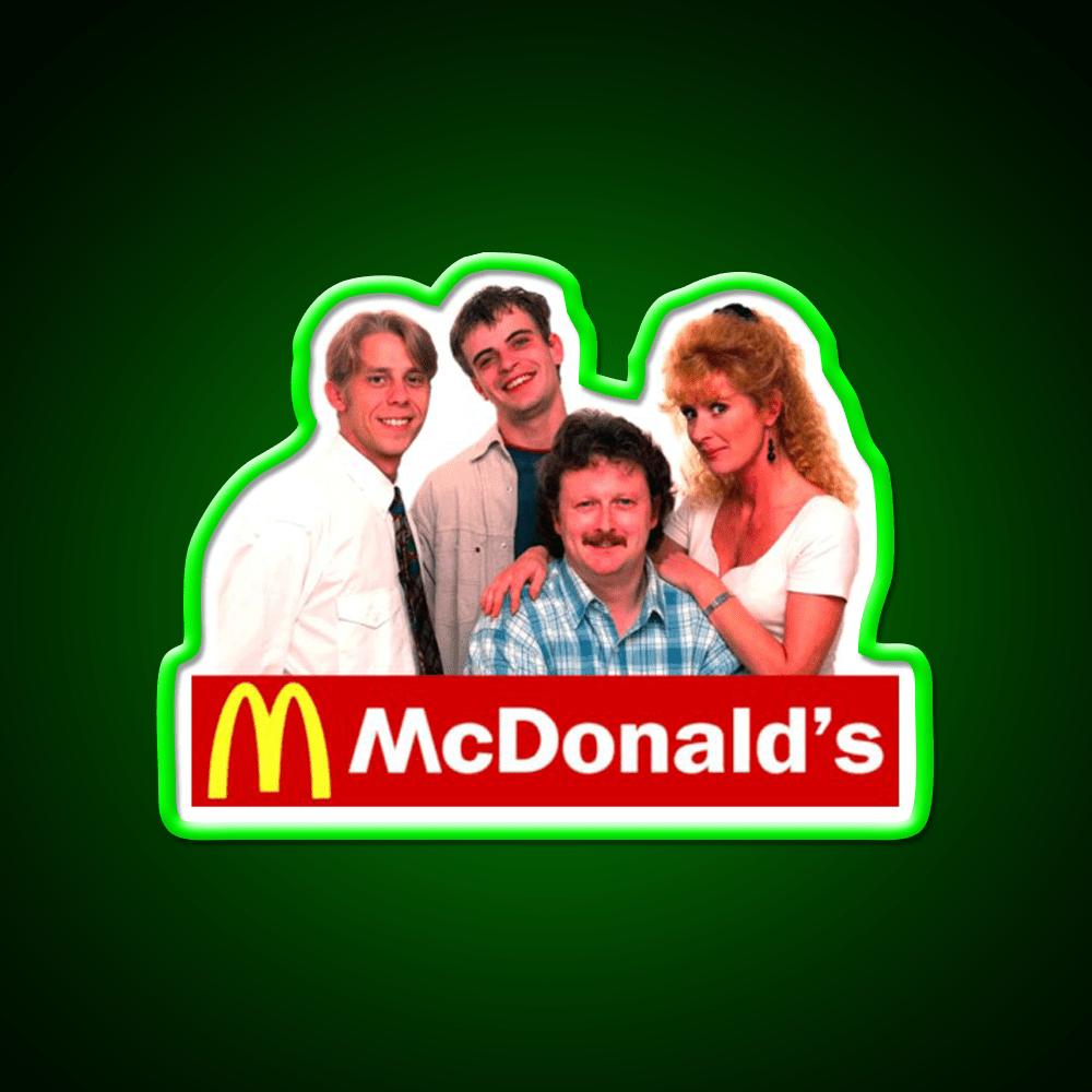 Coronation Street Mcdonald Fast Food Led Neon Sign For Burger Place Rgb Color - Shineneon