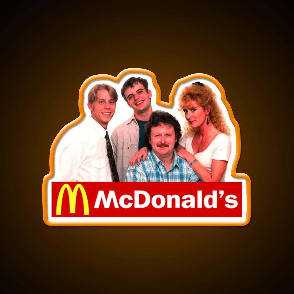 Coronation Street Mcdonald Fast Food Led Neon Sign For Burger Place Rgb Color - Shineneon