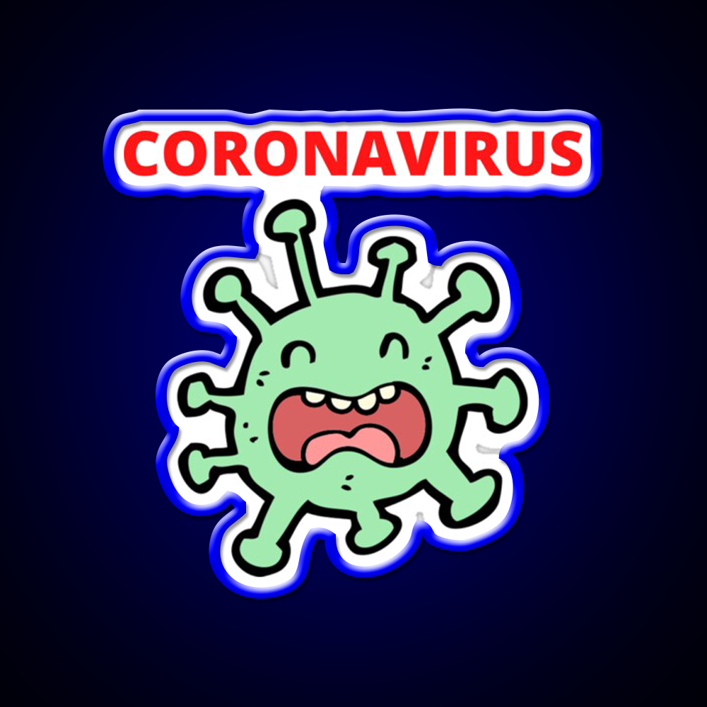 Coronavirus Covid 19 Hemp Inspired Green Leaf Led Neon Sign Rgb Color - LED neon sign view 5