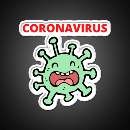 Coronavirus Covid 19 Hemp Inspired Green Leaf Led Neon Sign Rgb Color - Shineneon