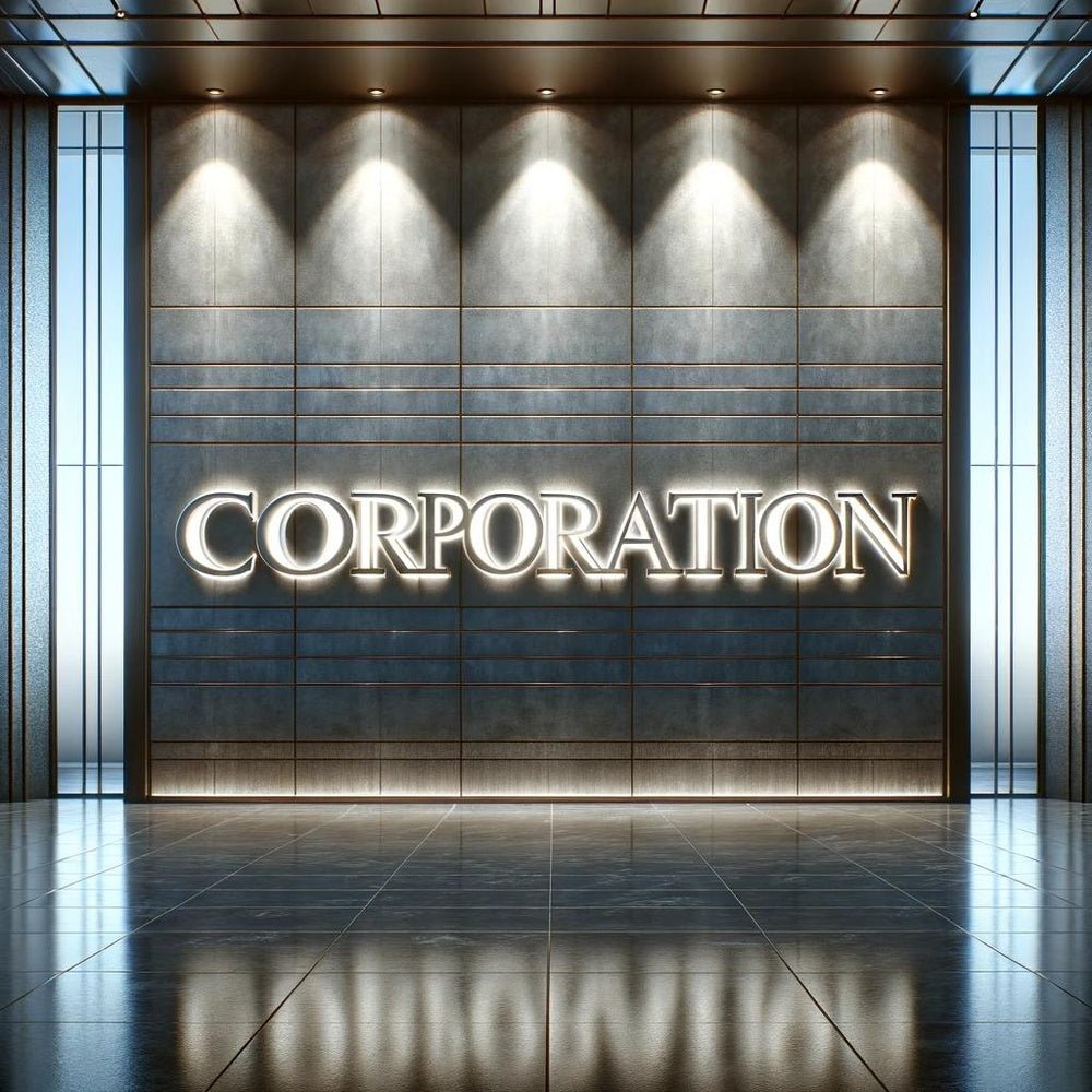 Corporation 3D Frontlit Channel Letters Led Light Sign - Shineneon