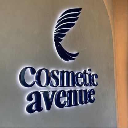 Cosmetic Avenue 3D Backlit Channel Letters Led Light Sign - Shineneon