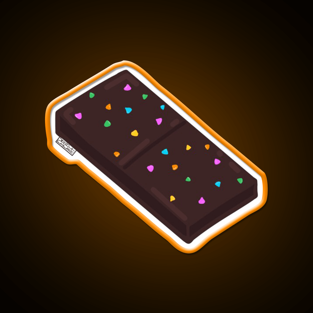 Cosmic Brownie Snack Food Led Neon Sign For Snack Room Rgb Color - Shineneon