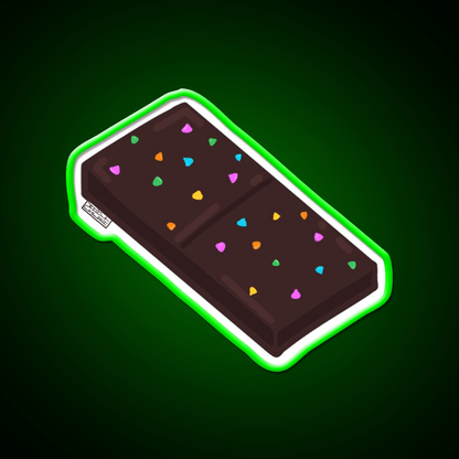 Cosmic Brownie Snack Food Led Neon Sign For Snack Room Rgb Color - Shineneon