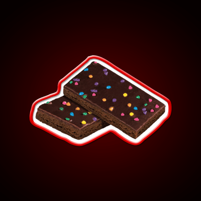 Cosmic Brownie Snack Food Led Neon Sign For Vending Area Rgb Color - Shineneon