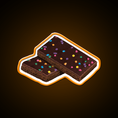 Cosmic Brownie Snack Food Led Neon Sign For Vending Area Rgb Color - Shineneon