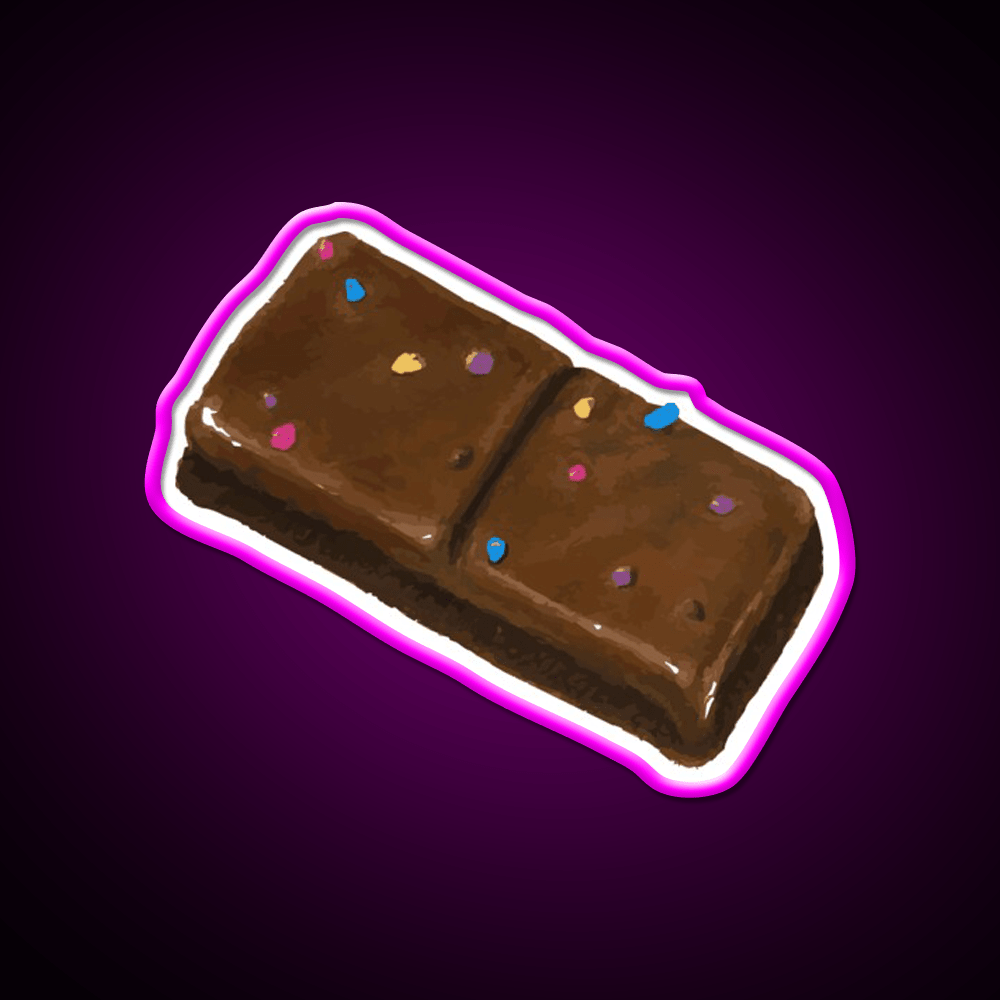 Cosmic Brownie Snack Food Led Neon Sign Rgb Color - Shineneon