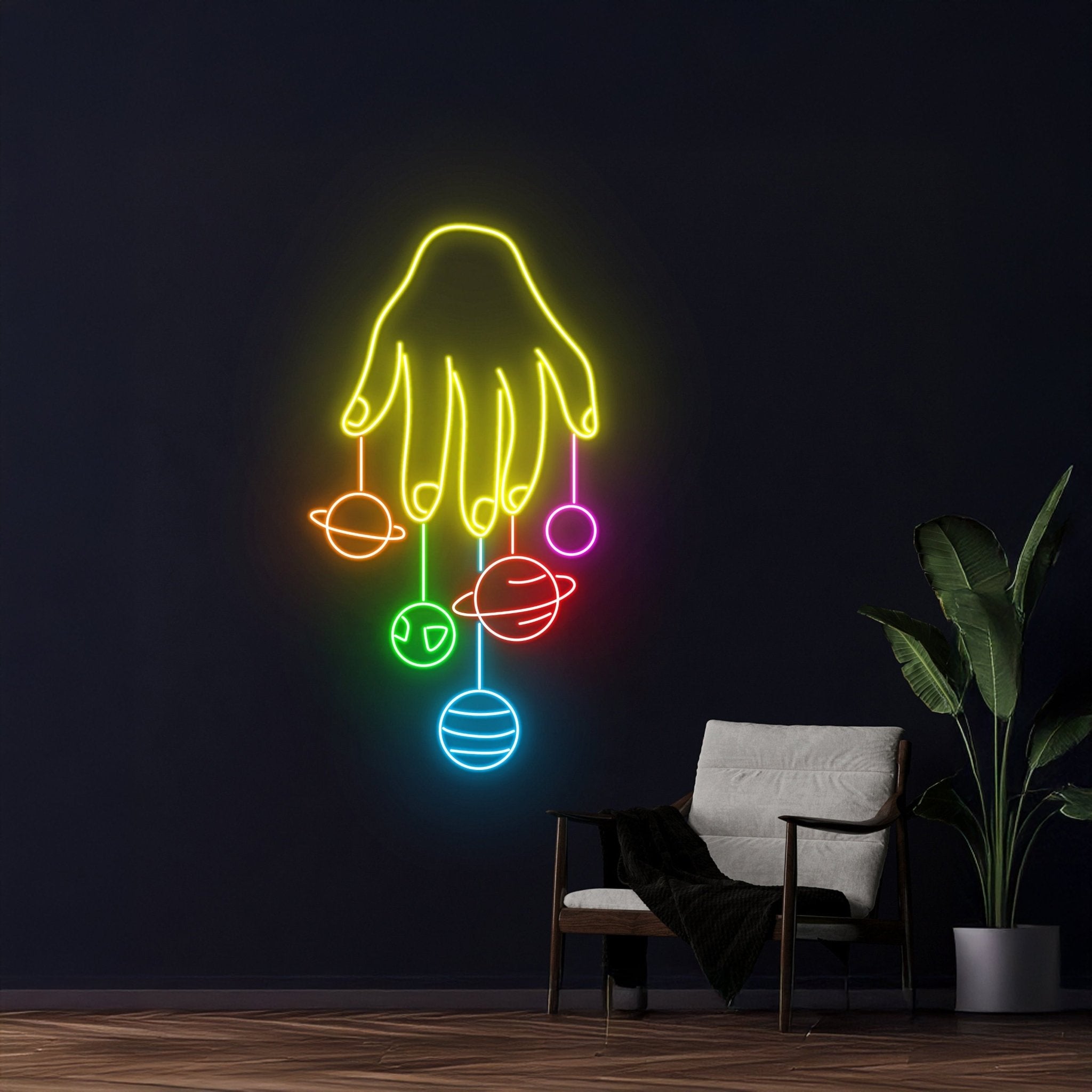 Cosmic Hand Neon Light - Shineneon